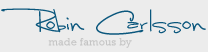 Made famous by - Robin Carlsson